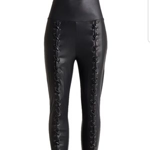 Women's leather leggings